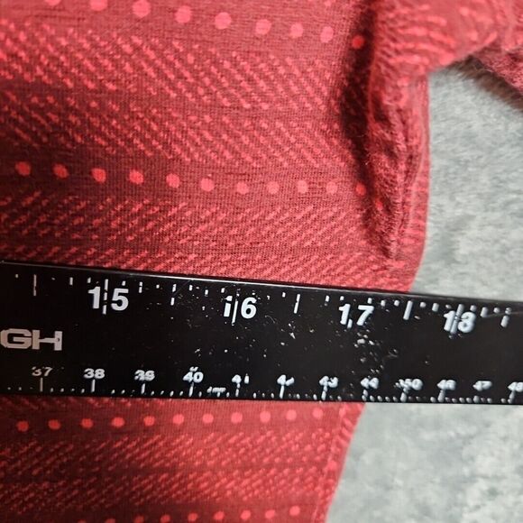 Toad and Co womens med A Line Shift Dress Pink Salmon Color Long Sleeve Turkey - Picture 4 of 11